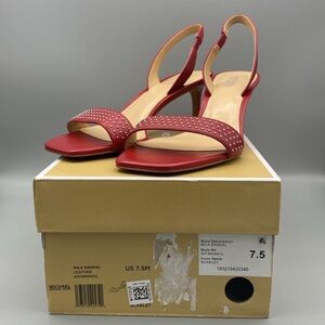 EUC Michael Kors Mila Slingback Sandal, Size 7.5